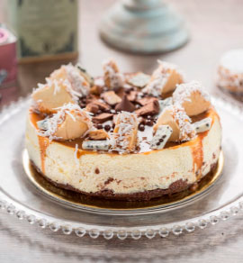 Cheesecake-caramelo-con-alfajores