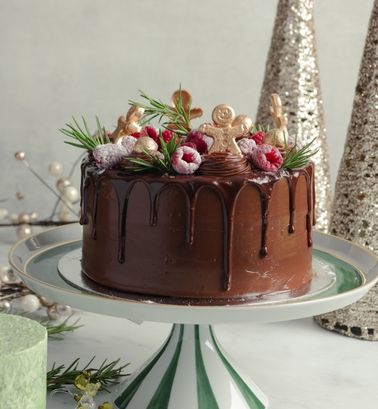 Torta-Chocolate-Navideña